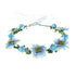 VIBGYOR head band Headbands Little Palace Store Daisy Blue
